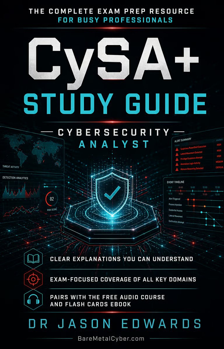 CompTIA CySA+ Study Guide cover