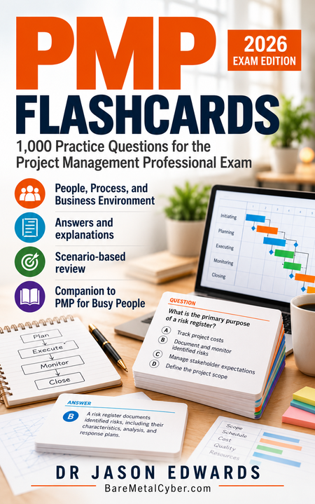 PMP Flashcards 2026 exam edition cover