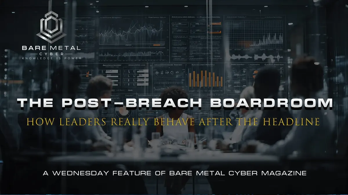 Cover art for The Post-Breach Boardroom: How Leaders Really Behave After the Headline